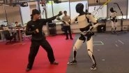 Tesla Optimus Learning Kung Fu: Elon Musk Shares Video of Humanoid Robot Learning Chinese Martial Arts, Showing Off Its Skills of Self-Defense