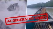 Did Tiger Attack Fisherman's Boat in West Bengal's Sundarbans? Fact Check Confirms Viral Video Is AI-Generated