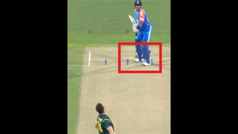 Why Are There Two Blue Lines Drawn Between Wides During IND vs AUS T20I Series 2025? Know All About New Legal Delivery Rule For Which Extra Lines Are Marked