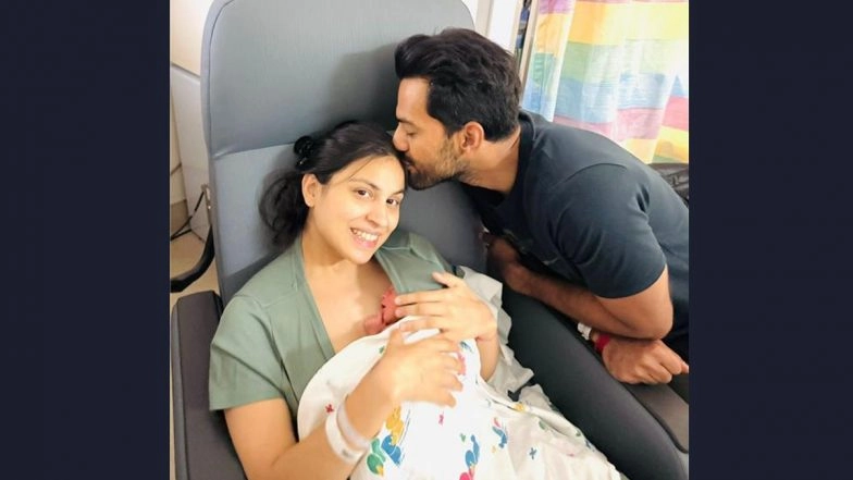 Unmukt Chand and Wife Simran Khosla Name Their Baby Boy ‘Krishay’; Former Indian Cricketer Shares Adorable Picture on Social Media