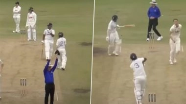 Vaibhav Suryavanshi Century Video Highlights: Watch Indian Youngster Slam 78-Ball Hundred During IND U-19 vs AUS U-19 1st Youth Test 2025