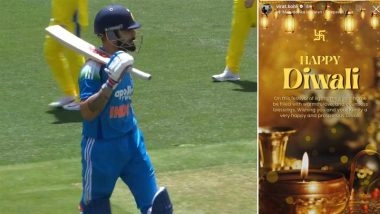 Happy Diwali 2025: Virat Kohli Extends Deepavali Greetings to Fans, Shares Instagram Story