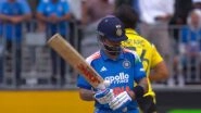 Virat Kohli Wicket Video: Watch Mitchell Starc Dismiss Star Indian Batter For a Duck in IND vs AUS 1st ODI 2025