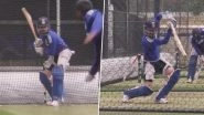 Virat Kohli Sweats it Out in Intense Net Session at Adelaide Oval Ahead of IND vs AUS 2nd ODI 2025 (Watch Video)
