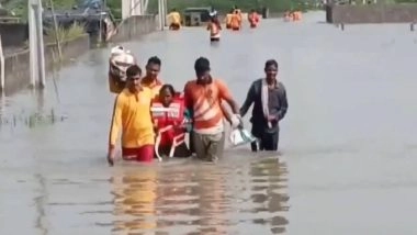 Cyclone Montha: Depression From Cyclonic Storm Weakens Over Vidarbha, Triggers Heavy Rains in Telangana, Says IMD (Watch Videos)
