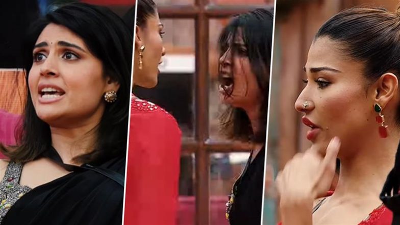 &lsquo;Bigg Boss 19&rsquo;: Nehal Chudasama Calls Malti Chahar &lsquo;A Disgraceful Woman&rsquo; in Fiery House Showdown (Watch Video)
