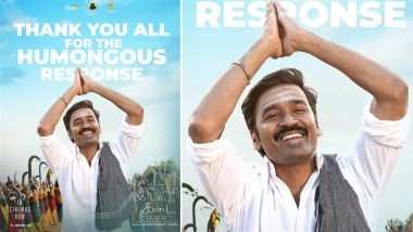 ‘Idli Kadai’: Dhanush Expresses Gratitude to Fans for Overwhelming Love After Film’s Release (View Post)