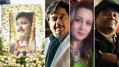 Satish Shah Prayer Meet: Shatrughan Sinha, Poonam Dhillon, Johnny Lever and Others Gather in Mumbai to Pay Tribute to Veteran Actor (Watch Videos)