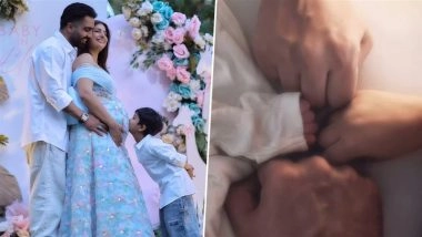 Punjabi Singer Harrdy Sandhu and Wife Zenith Sidhu Welcome Their Second Child, Share Adorable Family Photo (View Pic)