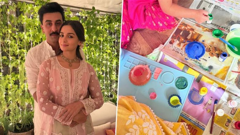 Diwali 2025: Alia Bhatt Shares Heartwarming Family Moments with Ranbir Kapoor and Daughter Raha&rsquo;s Cute Artwork (View Pics)