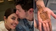 Karva Chauth 2025: Priyanka Chopra Shows Off Mehendi with Husband Nick Jonas&rsquo; Name &lsquo;Nicholas&rsquo; on Her Palm (View Pic)