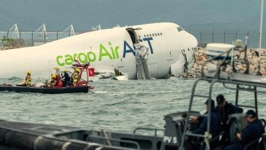 Cargo Plane Skids Into Sea: Emirates SkyCargo Flight EK9788 Veers off Hong Kong International Airport Runway, 2 Dead (See Pics and Videos)