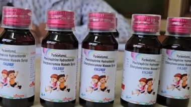 Coldrif Cough Syrup Banned in Uttar Pradesh: Deputy CM Brajesh Pathak Announces Ban on Cough Syrup Allegedly Linked to Deaths of Children