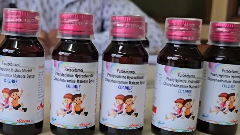 Coldrif Cough Syrup Banned in Uttar Pradesh: Deputy CM Brajesh Pathak Announces Ban on Cough Syrup Allegedly Linked to Deaths of Children