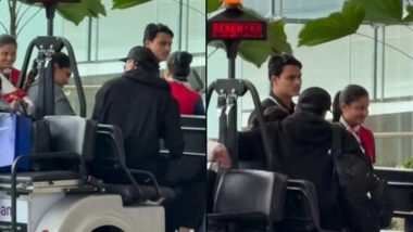 Viral Video: Deepika Padukone, Ranbir Kapoor's Surprise  Hug At Mumbai Airport Sends Fans Into a Frenzy