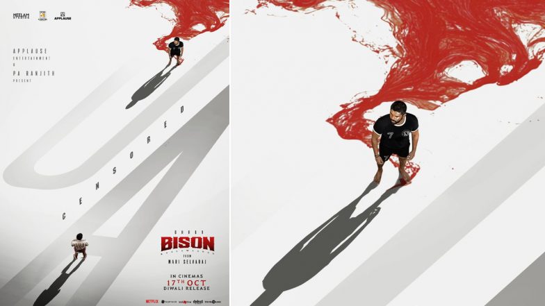 ‘Bison Kaalamaadan’: CBFC Clears Mari Selvaraj’s Sports Drama Starring Dhruv Vikram With U/A Certificate (View Poster)