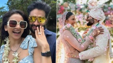 Rakul Preet Singh Birthday: Husband Jackky Bhagnani Pens Heartfelt Poem for His ‘Love and Universe’ (Watch Video)