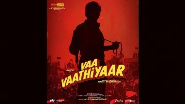 ‘Vaa Vaathiyaar’ Release Date: Nalan Kumarasamy’s Action-Packed Film Starring Karthi and Krithi Shetty To Hit Theatres on December 5, 2025 (View Poster)