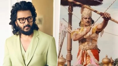 Pankaj Dheer Passes Away: Riteish Deshmukh Pays Heartfelt Tribute to 'Mahabharat's Karna, Says ‘No One Appeared More Powerful Than You on the Battlefield’ (View Post)