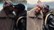 Justin Bieber and Wife Hailey Bieber Share Romantic Kiss During Picturesque Mountain Getaway (View Pics)