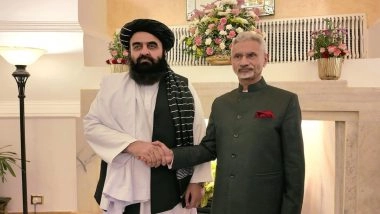 India to Reopen Embassy in Kabul, Upgrade Ties With Taliban, EAM S Jaishankar to Afghanistan FM Amir Khan Muttaqi (Watch Video)