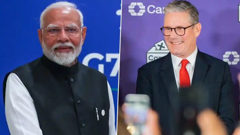 PM Narendra Modi to Meet UK Prime Minister Keir Starmer Today, Review Progress on Strategic Partnership Roadmap