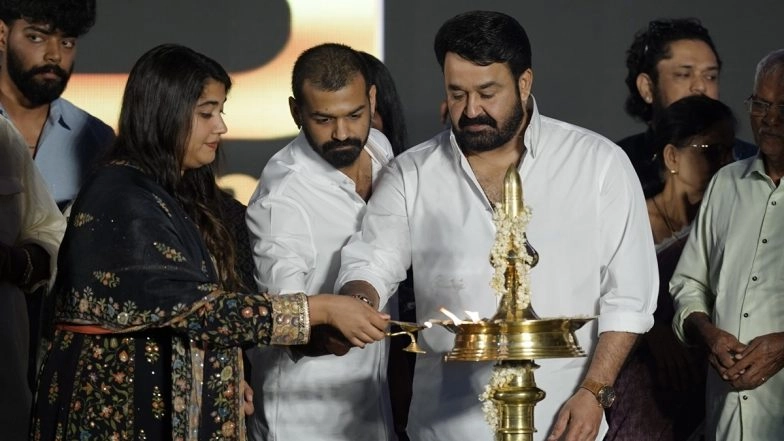 Mohanlal on Daughter Vismaya Mohanlal&rsquo;s First Film: &lsquo;This Journey Fills Our Hearts With Pride and Love!&rsquo; (See Pics and Video)