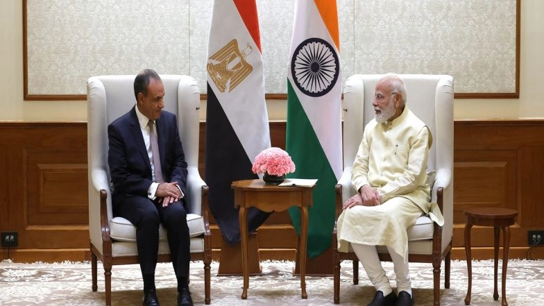 PM Narendra Modi Meets Egyptian FM Badr Abdelatty, Conveys Appreciation for President Abdel Fattah al-Sisi’s Role in the Gaza Peace Agreement
