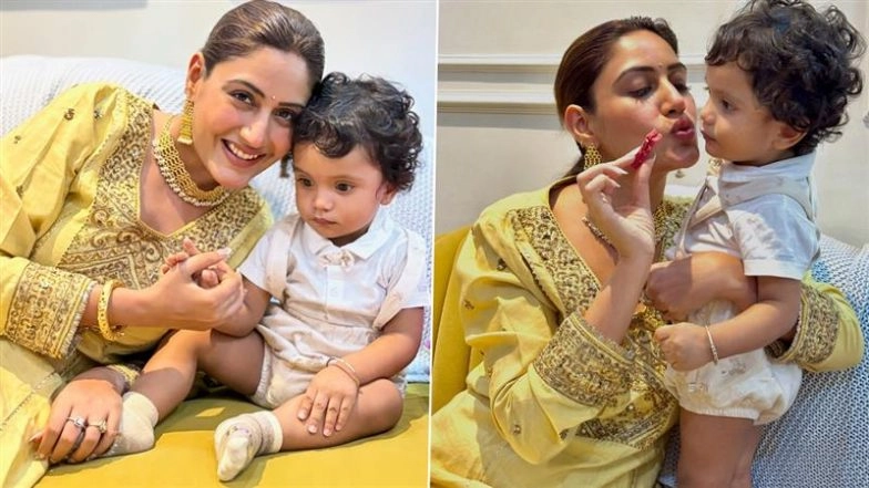 Bhai Dooj 2025: ’Ishqbaaaz’ Actress Surbhi Chandna Celebrates the Festival With Her Nephew, Starts Her Own Adorable Tradition (Watch Video)