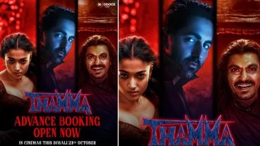 'Thamma' Ignites Diwali Fever: Advance Bookings Soar for Maddock Films’ Horror Comedy Starring Ayushmann Khurrana and Rashmika Mandanna