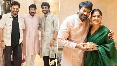 Diwali 2025: Chiranjeevi Celebrates Festival of Lights With Nagarjuna, Venkatesh Daggubati and Nayanthara, Says ‘Moments Like These Fill the Heart With Joy’ (View Pics)