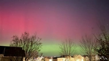 Northern Lights in US: Rare Aurora Borealis Seen Over American States, Including Minnesota and Oklahoma; Photos and Video Go Viral