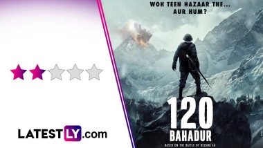 ‘120 Bahadur’ Movie Review: Farhan Akhtar’s War Drama Is Undercut by Textbook Cliches and Safe Storytelling (LatestLY Exclusive)