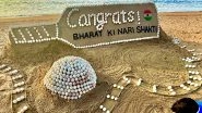 IND-W vs SA-W, ICC Women&rsquo;s World Cup 2025: Sudarsan Pattnaik&rsquo;s Special Sand Sculpture Celebrates Maiden Win of Indian Women&rsquo;s Cricket Team (Watch Video)