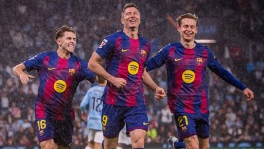 Celta Vigo 2-4 Barcelona, La Liga 2025-26: Robert Lewandowski's Hat-Trick Helps Barca Claim Win In Away Match
