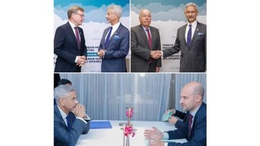 G7 Foreign Ministers’ Meet 2025: EAM S Jaishankar Meets German, French, Brazilian Counterparts in Canada