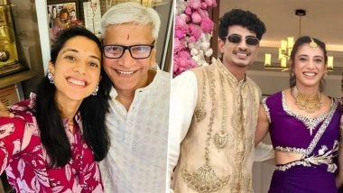 Smriti Mandhana’s Father Shrinivas Mandhana Suffers Heart Attack in Sangli; Cricket Star’s Wedding With Palash Muchhal Postponed Indefinitely – Reports
