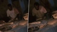 Spit-Gate in Bulandshahr: Man Caught on Camera Spitting in Tandoor While Making Rotis at Wedding in UP; Arrested After Video Goes Viral