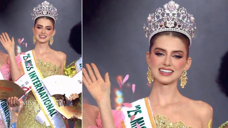 Miss International 2025 Winner: Colombia’s Catalina Duque Crowned New Queen; India’s Roosh Sindhu Shines in Top 20 at the Global Beauty Pageant Held in Tokyo (View Post)