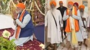 Bihar Assembly Elections 2025: PM Narendra Modi Offers Prayers at Historic Takhat Shri Harimandir Ji Patna Sahib, Greets Devotees (Watch Video)