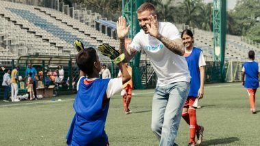 UNICEF Goodwill Ambassador Sir David Beckham Meets Children in India, Calls for Equality, Empowerment and Opportunity