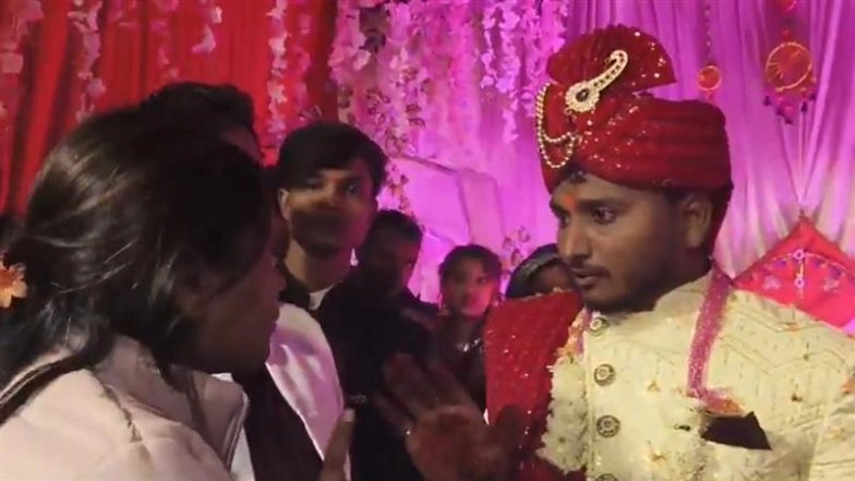 Basti Wedding Drama: Bride Walks Out as Woman Gate-Crashes Husband’s Second Wedding in UP; Police Respond After Video Goes Viral