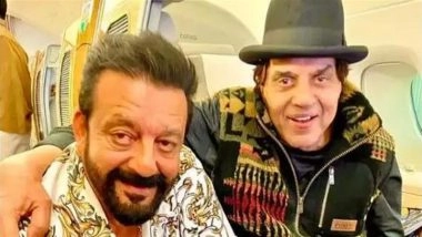 Dhamendra Dies at 89: Sanjay Dutt Pays Emotional Tribute to Bollywood’s ‘He-Man’ on Social Media, Says ‘Some People Don’t Just Work in Your Life, They Live in Your Heart’ (View Post)