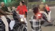 Patna Shocker: Cop Hits and Drags Pregnant Woman With Scooter Over Traffic Violation, Video Goes Viral