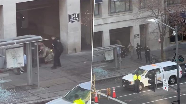 Washington DC Shooting: 2 National Guard Personnel Shot on Thanksgiving Eve Near the US White House, Alleged Shooter Identified As Afghanistan National Rahmanullah Lakanwat (Watch Video)