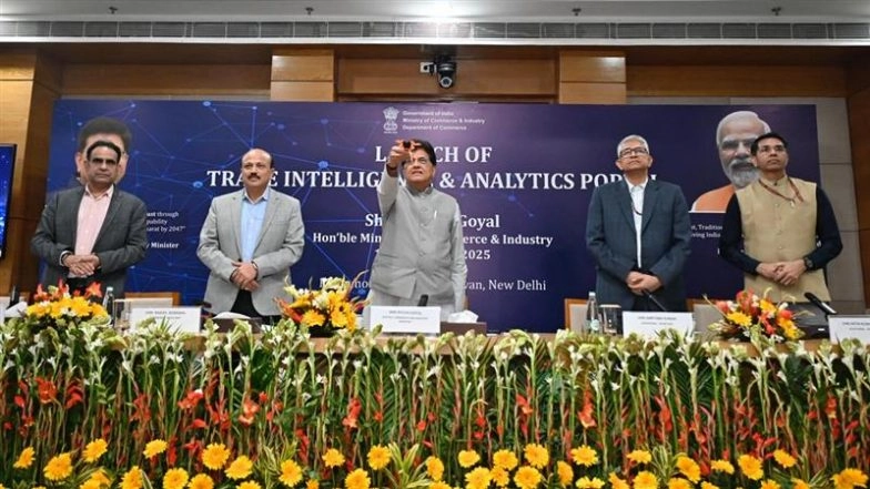 Piyush Goyal Launches Trade Intelligence &amp; Analytics Portal To Open Up New Insights for Exporters, Importers, Startups and MSMEs