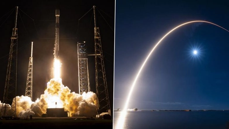 SpaceX, dirigida por Elon Musk, lanza 29 satélites Starlink desde Florida utilizando el cohete Falcon 9
