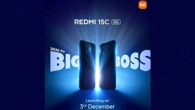 REDMI 15C 5G Launch in India on December 3, 2025, Battery Unit Confirmed; Check Expected Price and Other Details