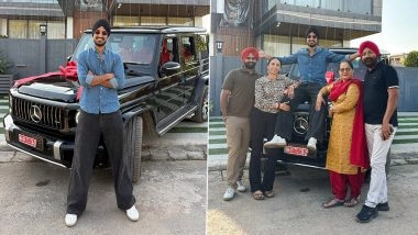 Arshdeep Singh Purchases INR 4 Crore Worth Mercedes-Benz G-Wagon, Ace India Cricketer Shares Glimpses of New Car (See Pics)