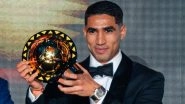 PSG Defender Achraf Hakimi Reflects on Winning African Footballer of the Year Award, Says &lsquo;Proud Moment for Me&rsquo;